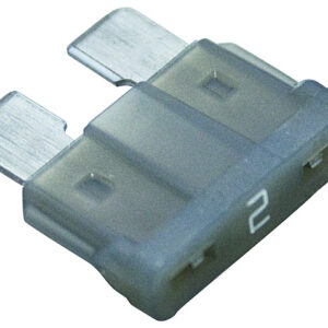 FUSIBILI LAMA 19,0mm 2,00 A GRIGIO