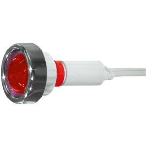 Spia luminosa NEON da pannello 24V Ø 20mm Verde