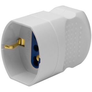 Presa volante Schuko/10A/16A Bianca