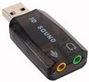 Adattatore USB M - 2 x Jack Ø 3.5 microfono e cuffia