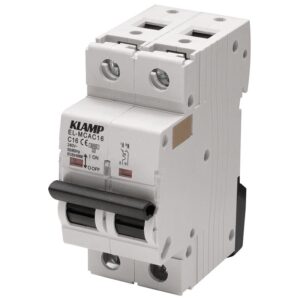 Interruttore Magnetotermico - MCB 230V 1P+N C16 6kA 2 moduli