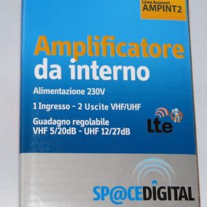 Amplificatore TV da interno 1 In - 2 Out