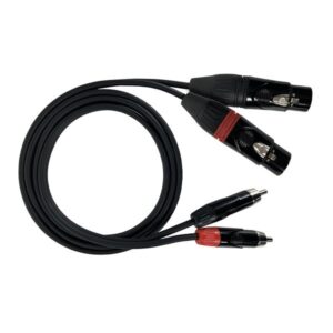 Cavo Audio 2 x RCA M - 2 x XLR F 1,5 mt
