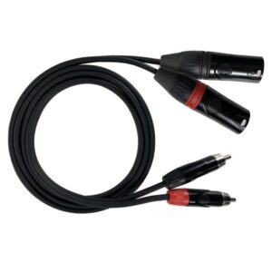 Cavo Audio 2 x RCA M - 2 x XLR M 1M