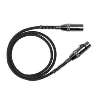 Cavo Audio XLR M - XLR F 1 mt, con guidacavo a molla ZZIP