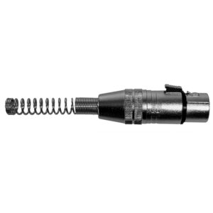 Presa XLR Fe con guidacavo