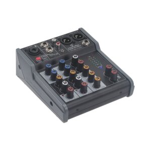 Mixer Audio Professionale a 5 Canali con Effetto Eco Digitale MIOMIX 104