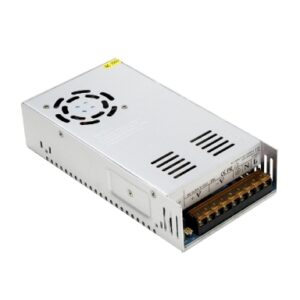 Alimentatore Metallico,12Vdc 30A 350W con ventola di raffreddamento