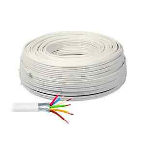Cavo allarme CCAD schermato 100Mt cavo 4x0.22 + 2x0.50