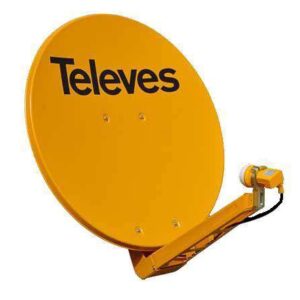 Parabola Ø 85 cm Televes Alluminio Arancione S85QSD-O
