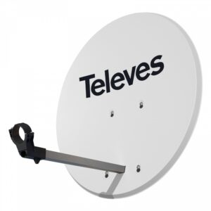 Parabola Ø 80 cm Televes Alluminio Grigia