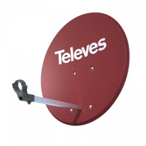 Parabola Ø 80 cm Televes Alluminio Mattone