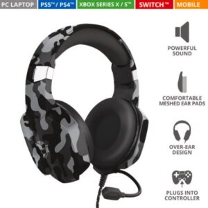 Cuffia Gaming Trust CARUS GXT323K BLACK CAMO