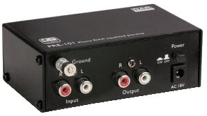 Preamplificatore phono con equalizzazione RIIA per stereo Hi-Fi
