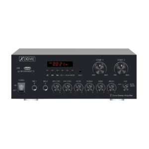 Amplificatore XDOME 2 zone, 100W 4 -8-16 ohm BT, TUNER e USB