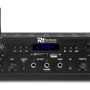 Amplificatore PV260BT 6 zone, 600W 4 ohm & 8 ohm BT, TUNER e USB